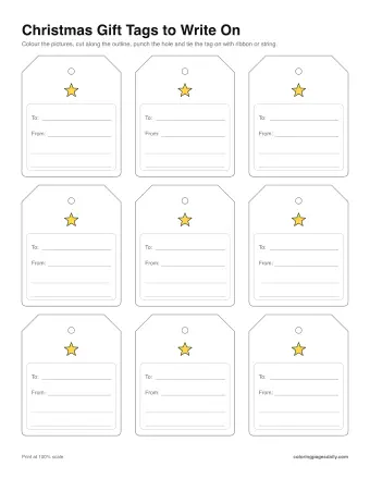 Preview: Gift tags to write on 1