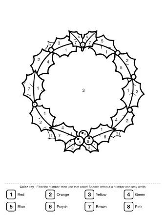 A circular holiday wreath made of pointed holly leaves and small round berries, with a small bow at the top and a cluster of berries at the bottom.